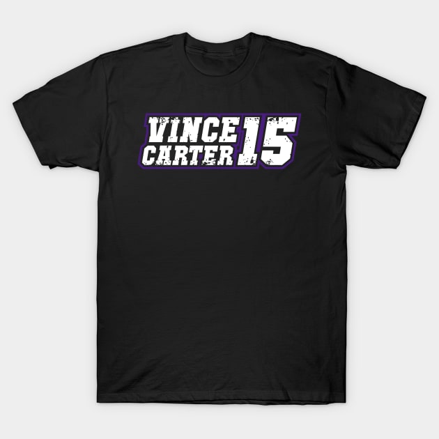 vince carter 15 merch T-Shirt by khalisa